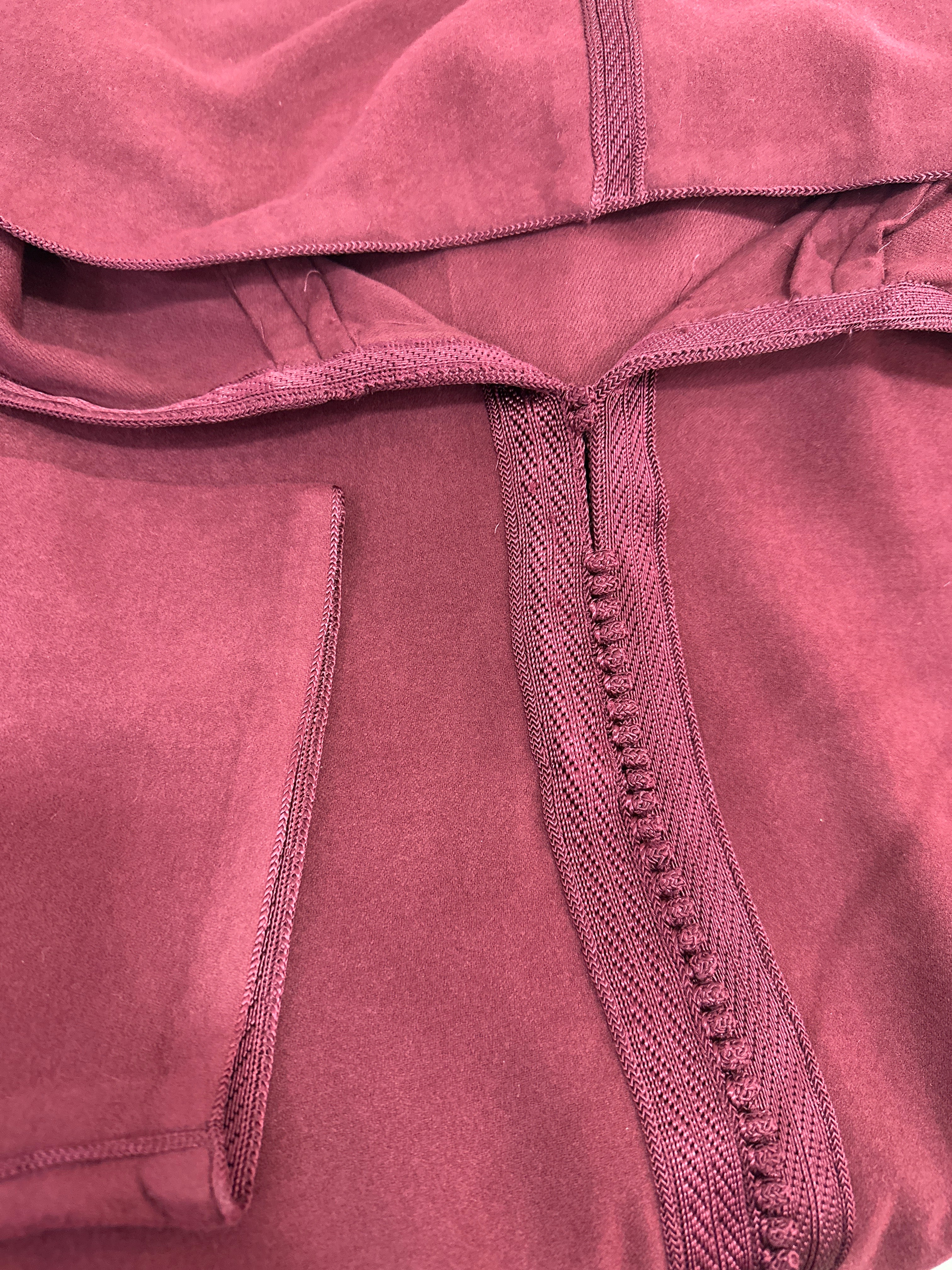 Jellaba bordeaux Mlifa cachemire