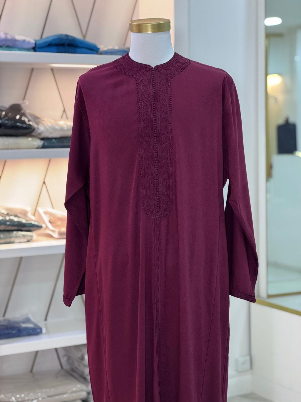 Burgundy caftan