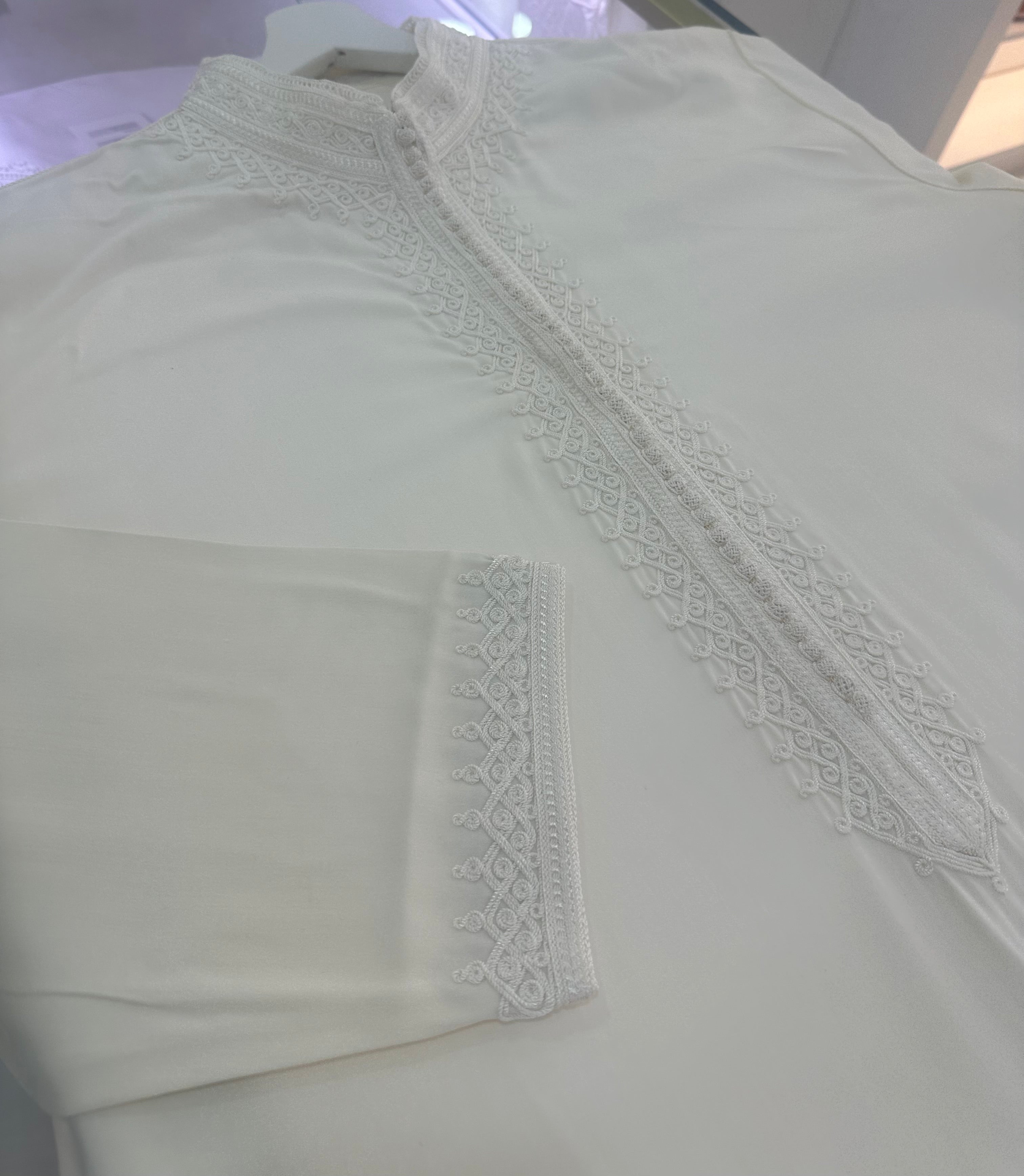 Caftan Younes blanc