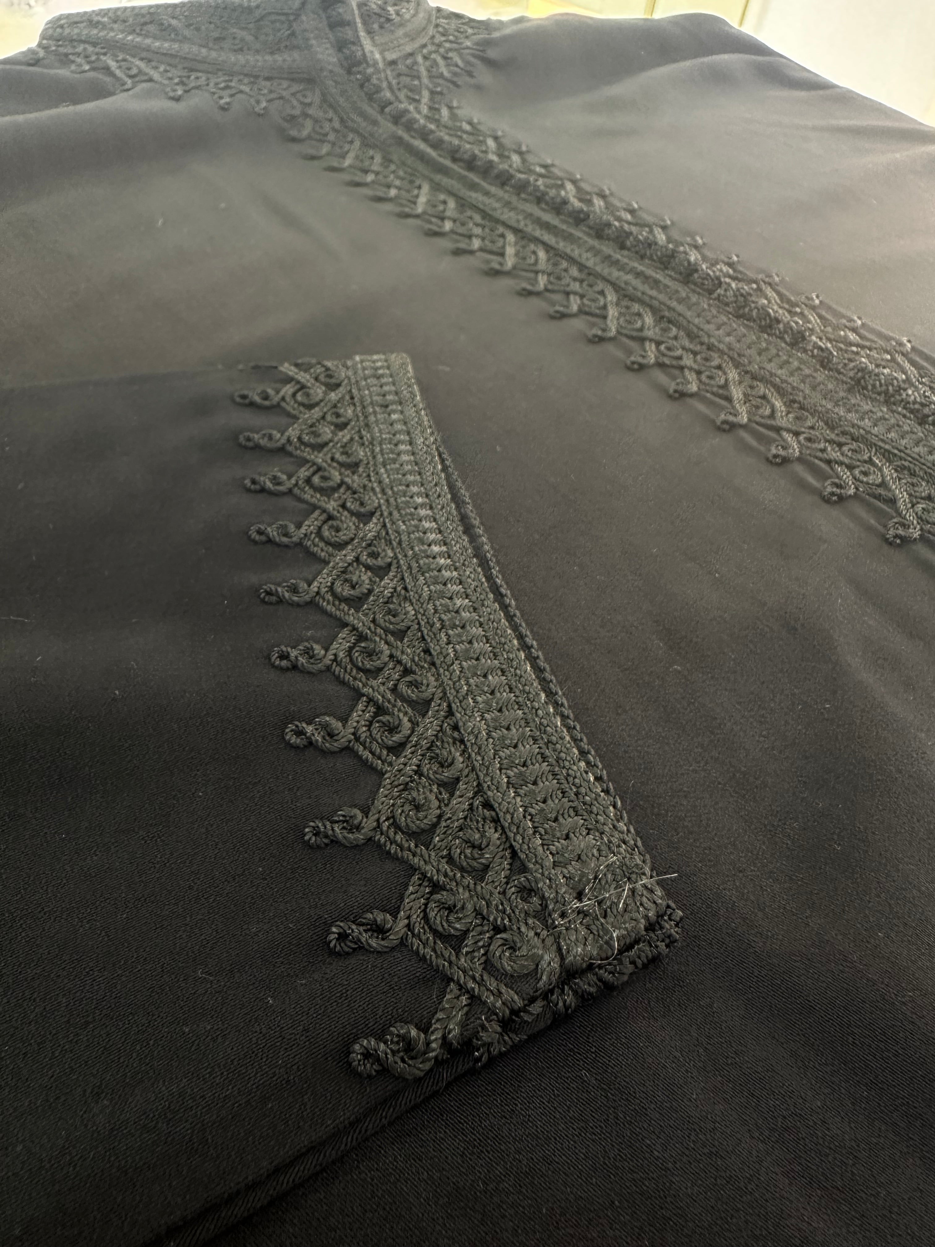 Caftan Younes noir