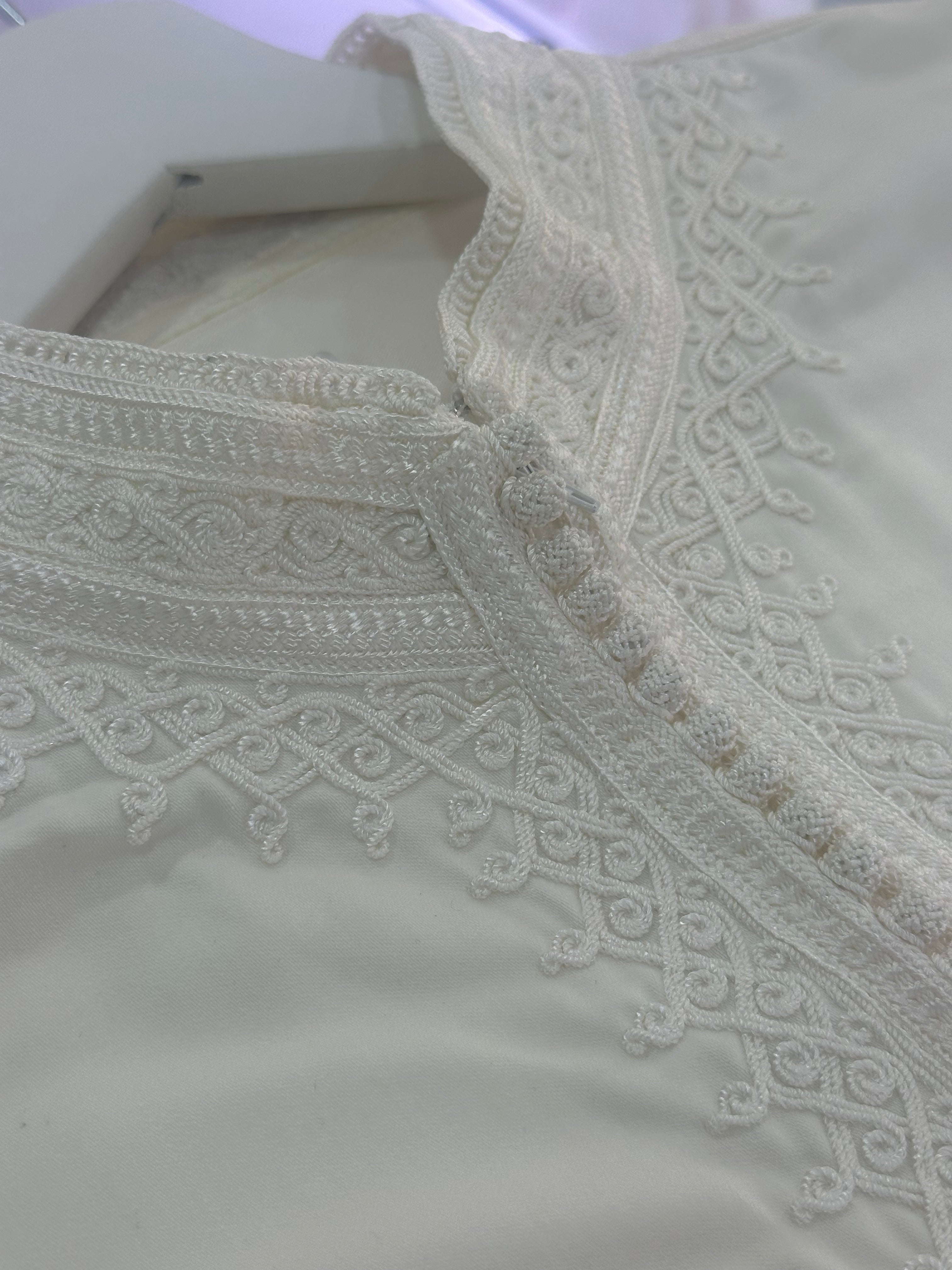 Caftan Younes blanc