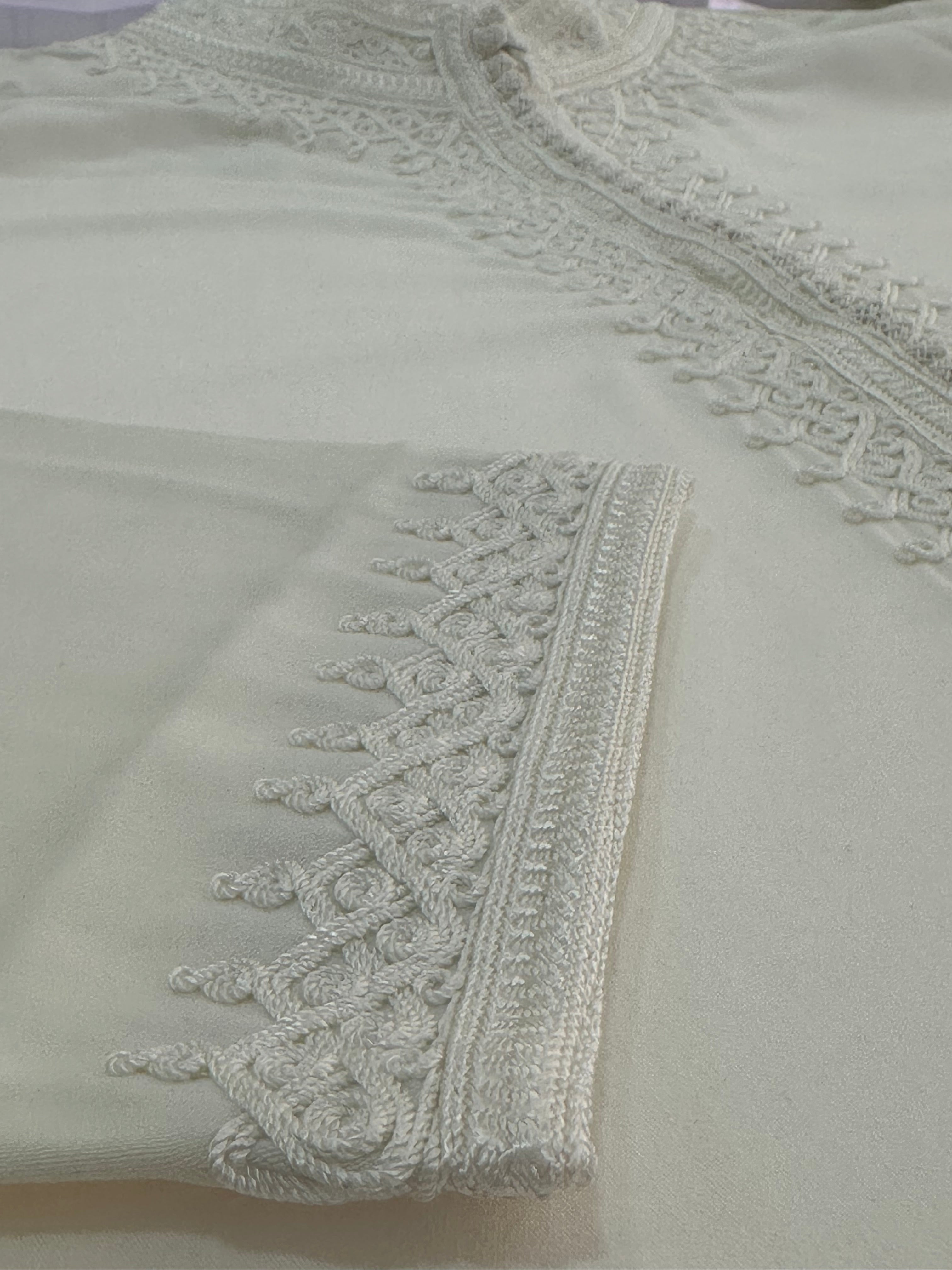 Caftan Younes blanc