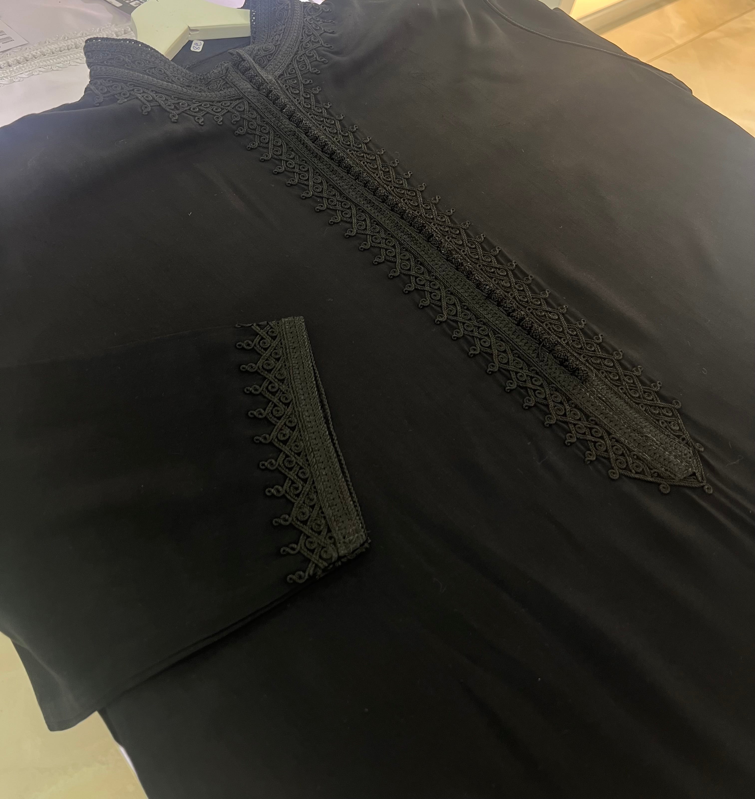 Caftan Younes noir