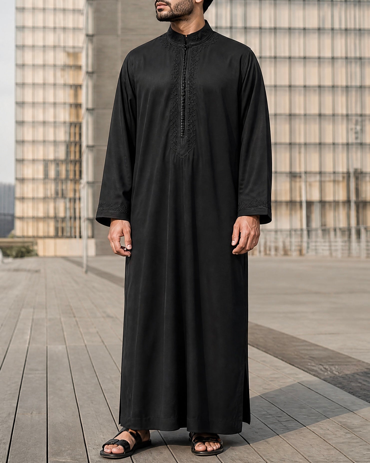 Caftan Younes noir
