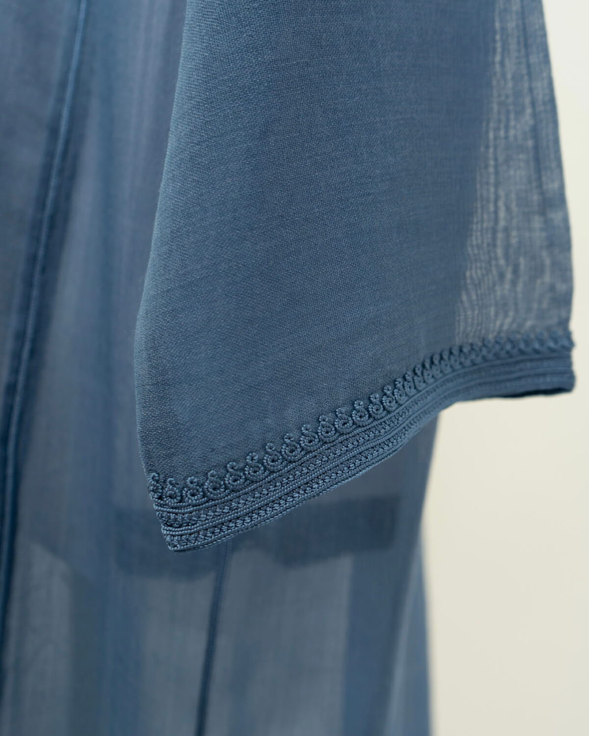 Caftan trois pieces Fait-main Bleu