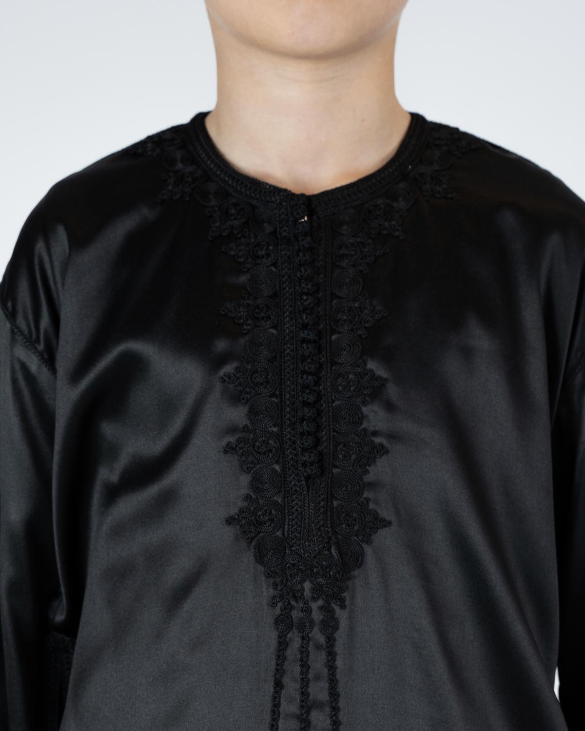 Caftan Imran Noir Enfant