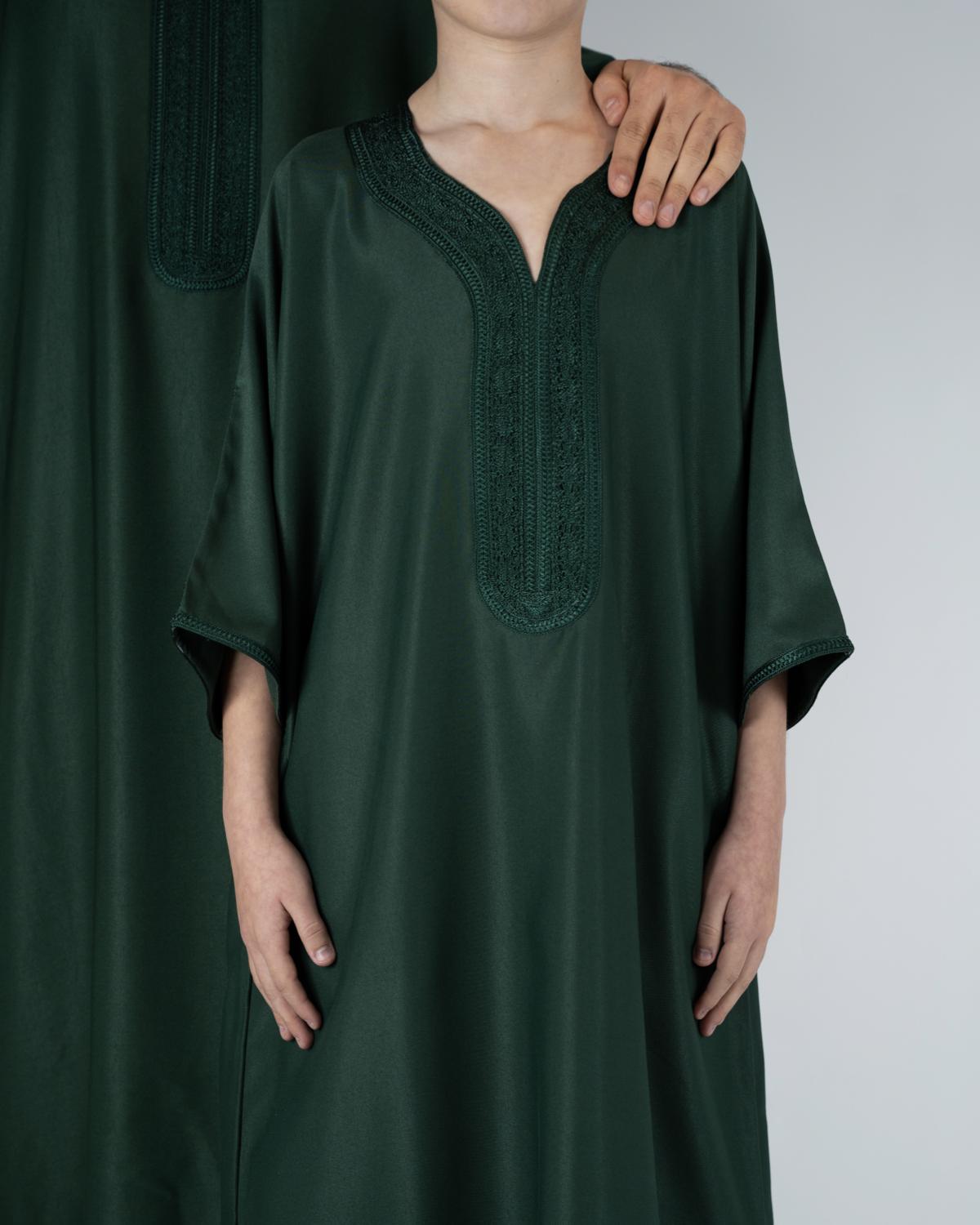 Gandoura Qayim Vert Enfant