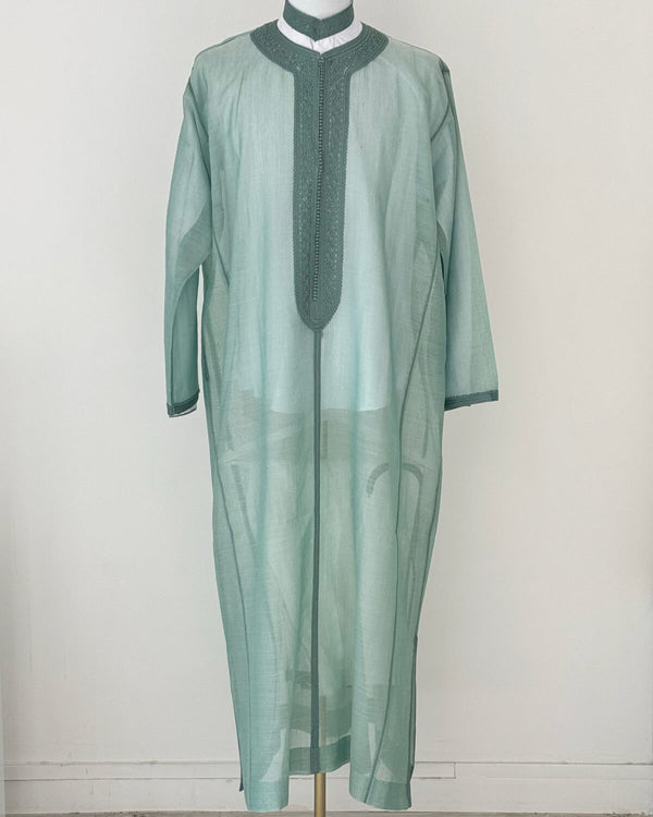 Luxe groene driedelige kaftan