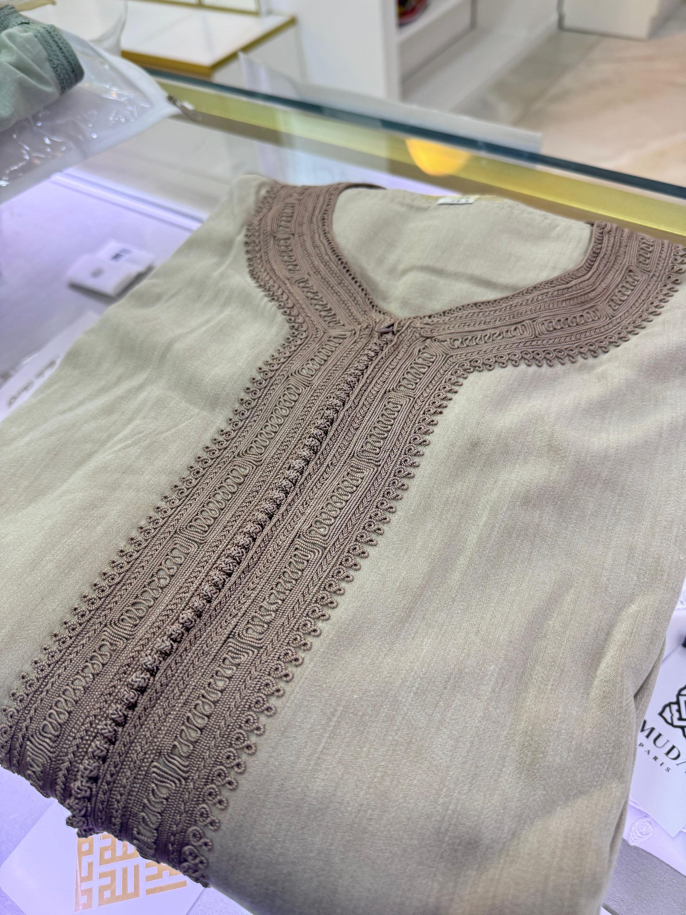 Caftan beige mlifa