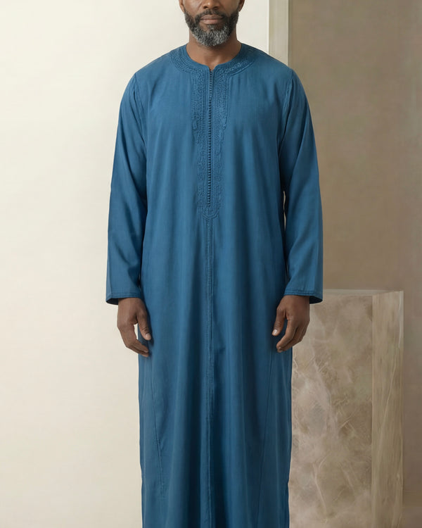 Blauwe kaftan 2