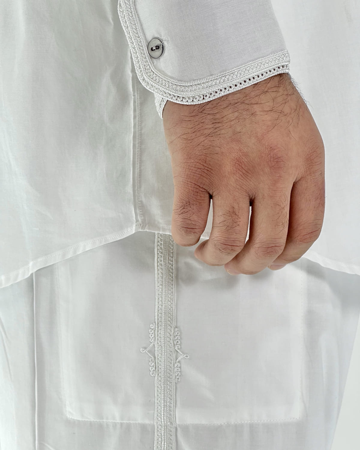 Jamal 2-teiliges weißes Set