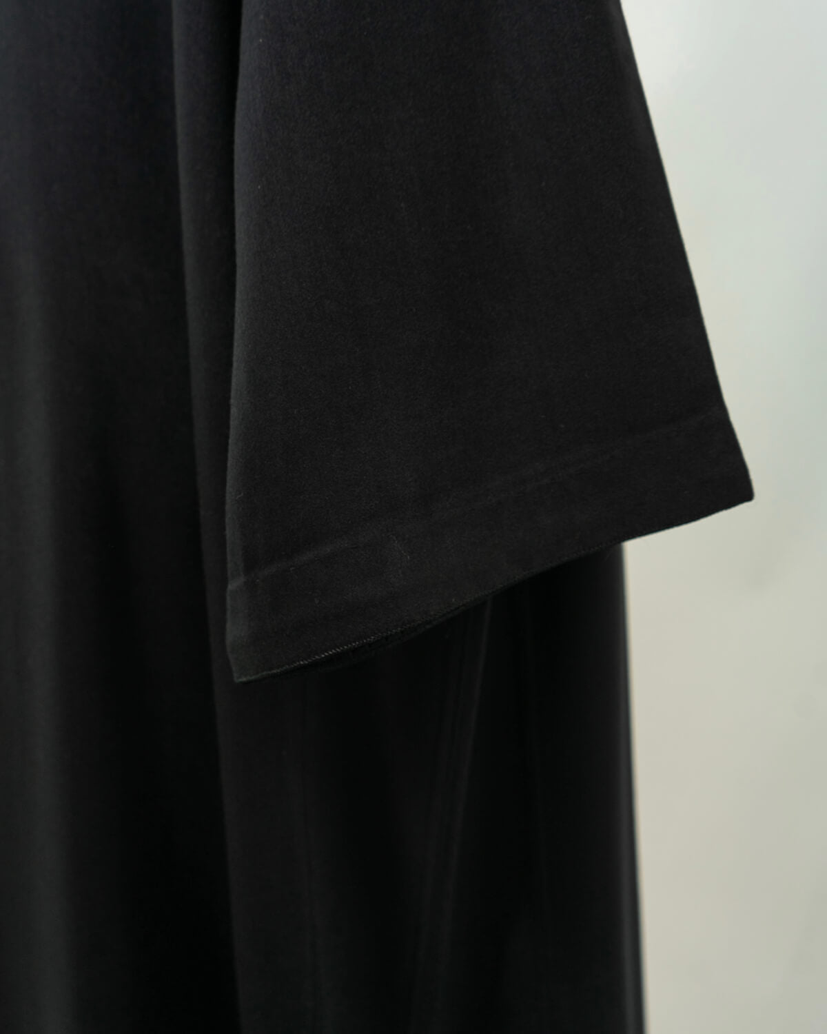 Jellaba avec capuche Faite-main Noire