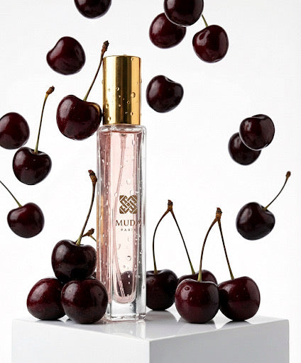 parfum mixte matiere concentre de couleur intense vue studio