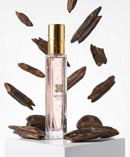 parfum mixte matiere concentre de couleur intense vue studio