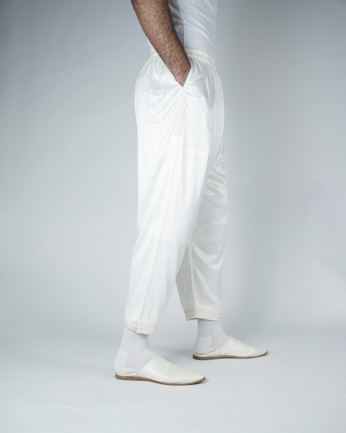 Pantalon Imran Blanc
